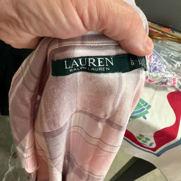 Lauren Ralph Lauren Plaid Top - Picture 4 of 6